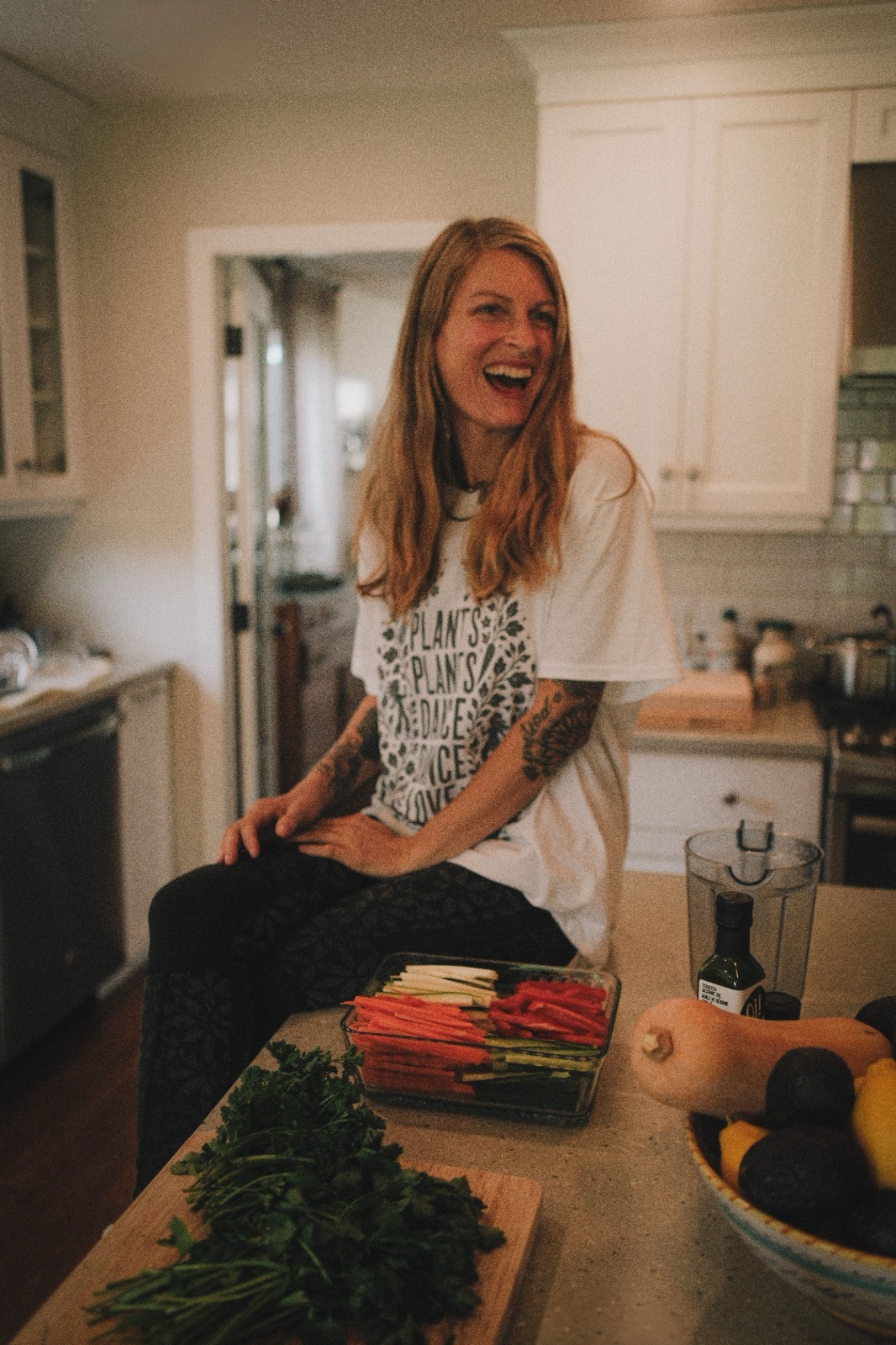 Danielle Arsenault in the Pachavega kitchen