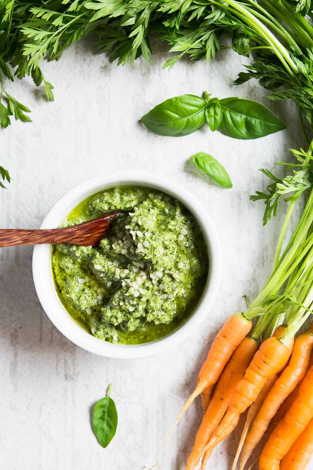 Colorful nourishing plant-based recipe