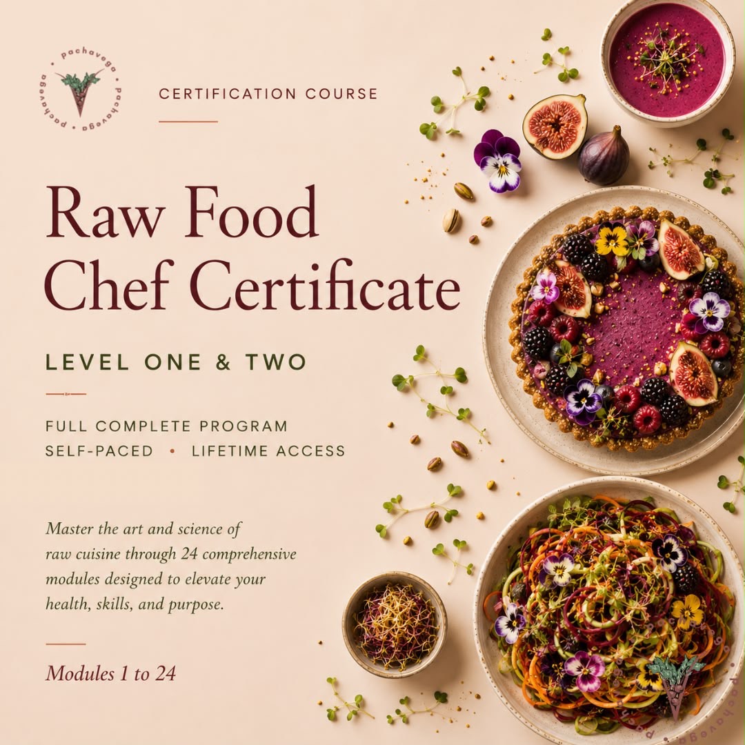 Raw Food Chef Certificate | Self-paced